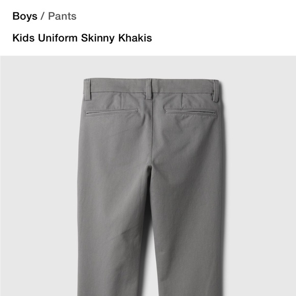 Gap Kids Boy Kids Uniform Skinny Khakis - Picture 5 of 8